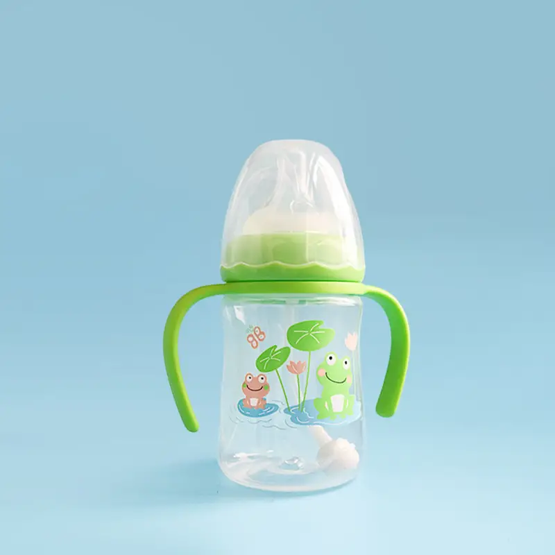 Manufacturer Wholesale Newborn Baby Bottles Food-Grade Plastic Pp Newborn Baby Bottles Anti-Colic Standard Wide-Mouth Bottles