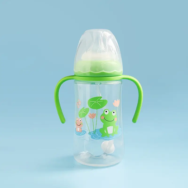 Manufacturer Wholesale Newborn Baby Bottles Food-Grade Plastic Pp Newborn Baby Bottles Anti-Colic Standard Wide-Mouth Bottles