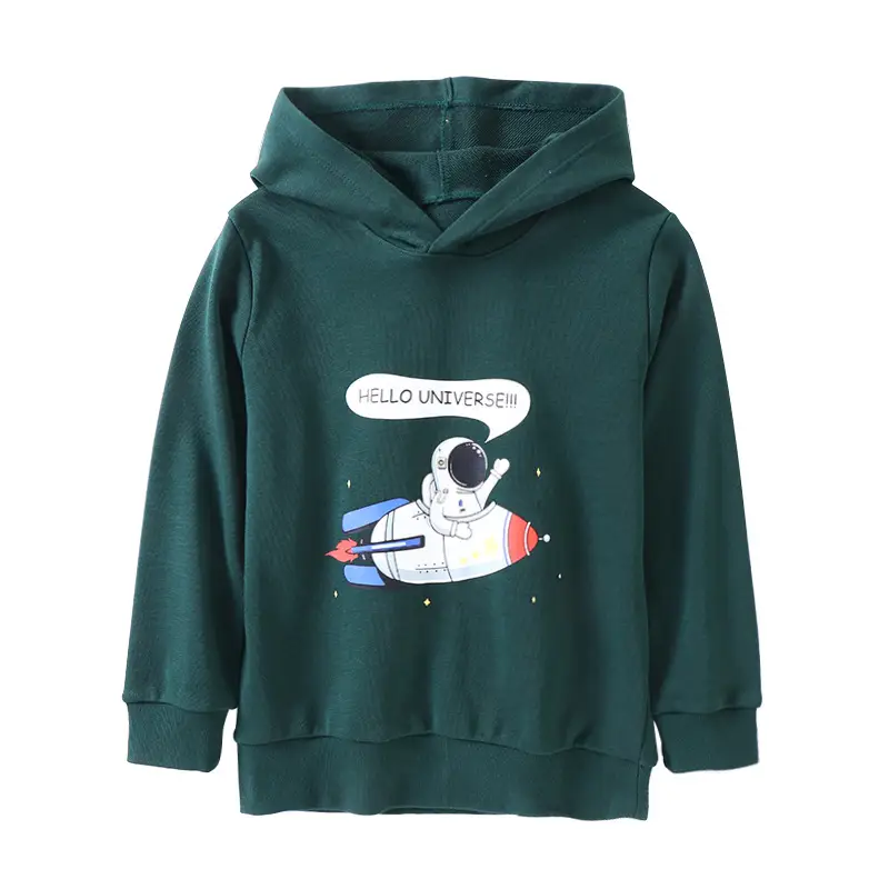 Yellow Fox Graphic Hoodie for Boys Autumn Winter - Image 3