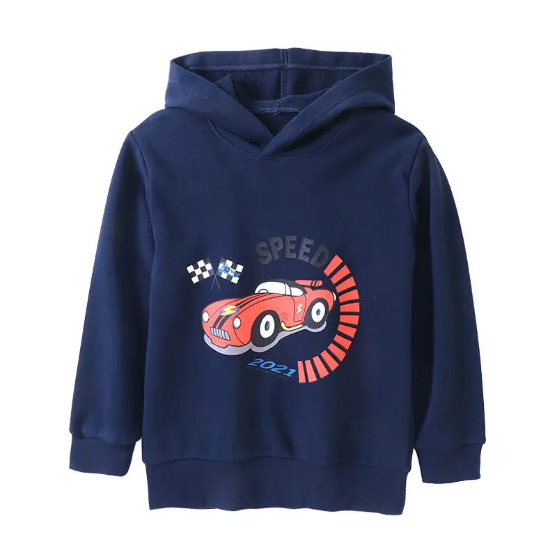 Yellow Fox Graphic Hoodie for Boys Autumn Winter - Image 4