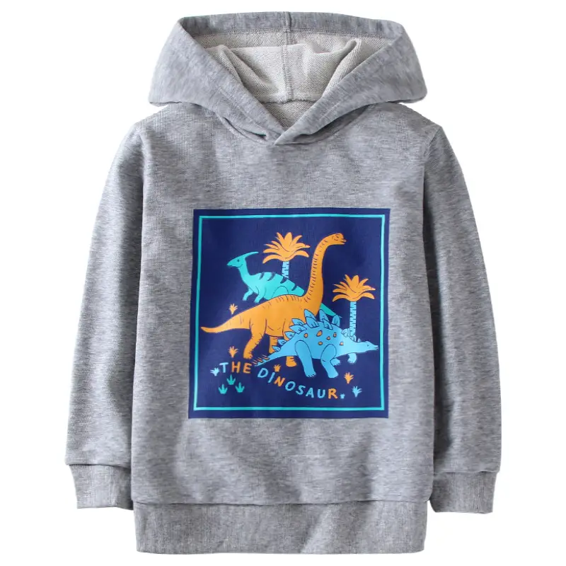 Yellow Fox Graphic Hoodie for Boys Autumn Winter - Image 7