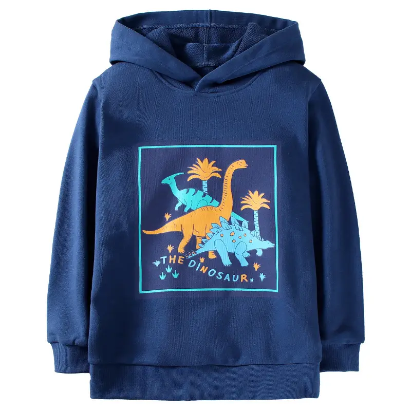 Yellow Fox Graphic Hoodie for Boys Autumn Winter - Image 8