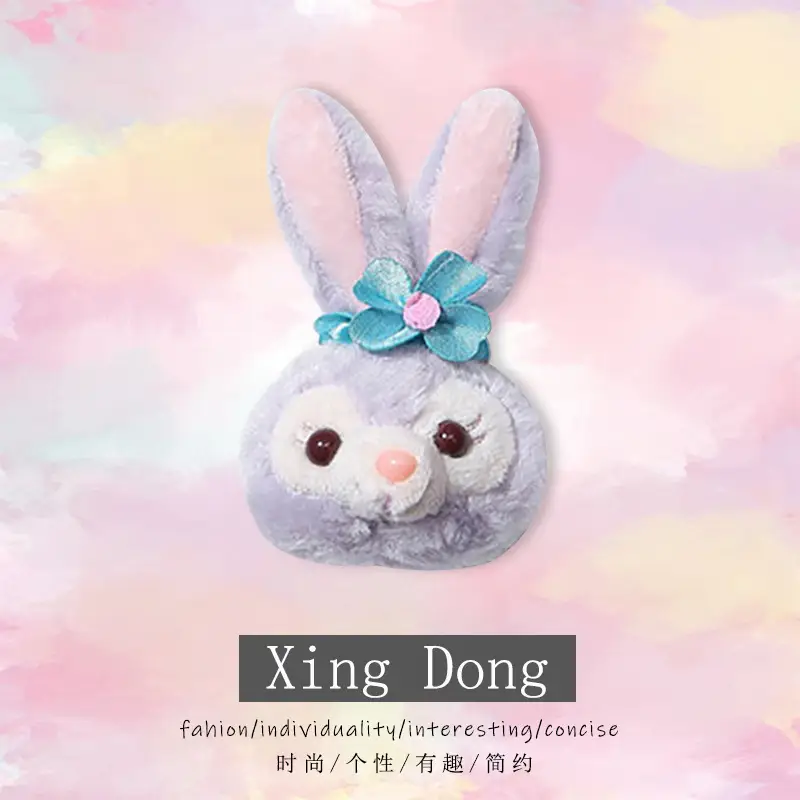 Cute Cartoon Stuffed Rabbit Hair Band for Girls - Image 2