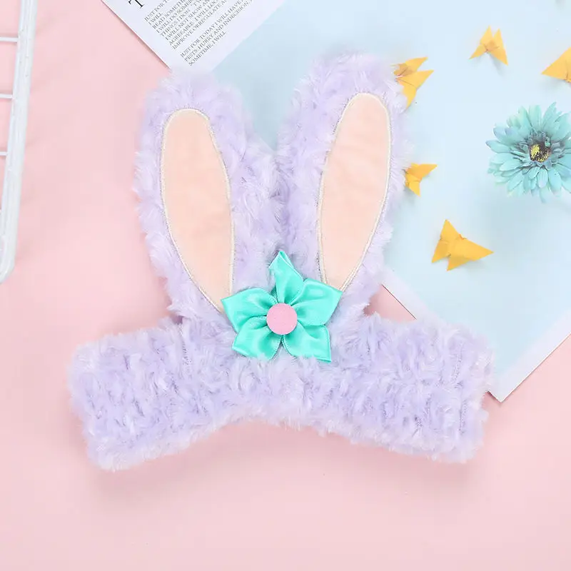 Cute Cartoon Stuffed Rabbit Hair Band for Girls - Image 6