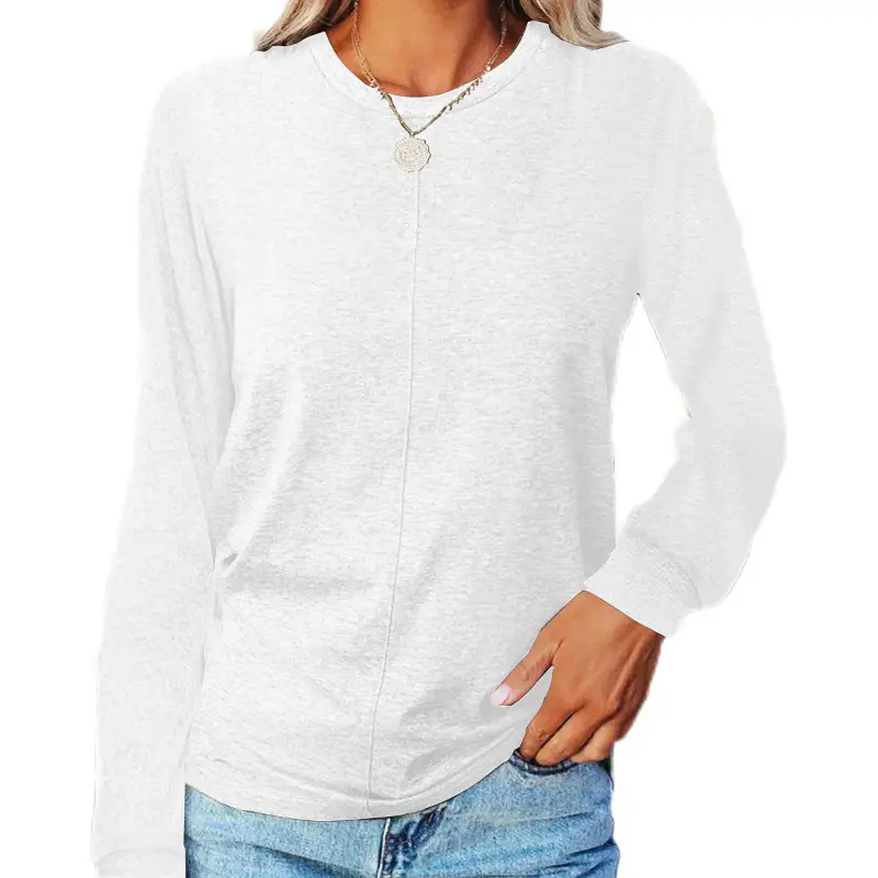 2023 Long Sleeve Black T-Shirt for Women - Image 8