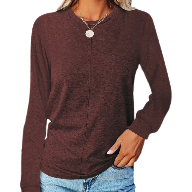 2023 Long Sleeve Black T-Shirt for Women - Image 4