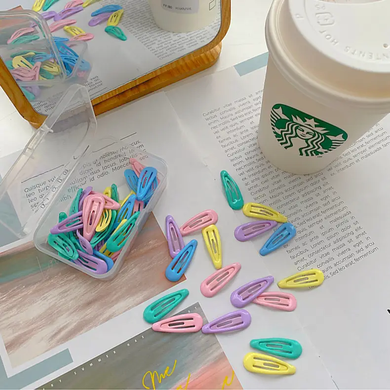 3cm Colorful Hair Clips for Kids & Baby Hairpins - Image 23