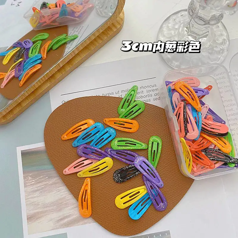 3cm Colorful Hair Clips for Kids & Baby Hairpins - Image 11
