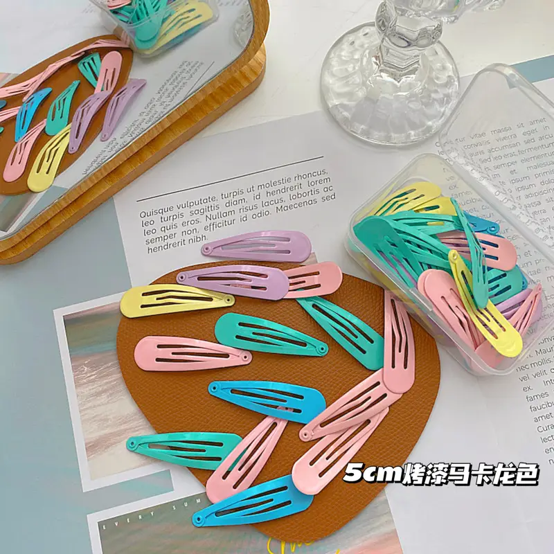 3cm Colorful Hair Clips for Kids & Baby Hairpins - Image 13