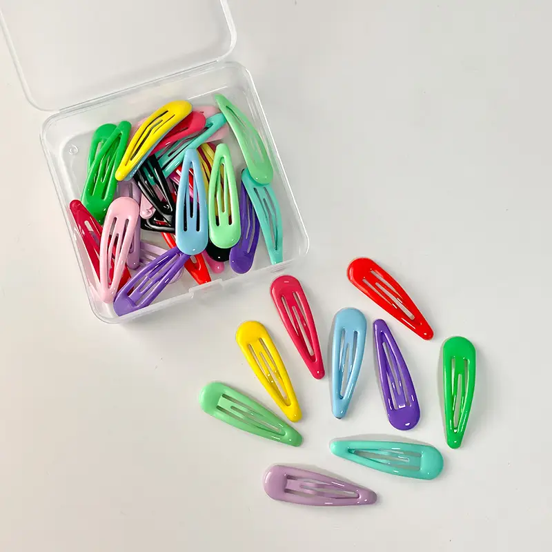 3cm Colorful Hair Clips for Kids & Baby Hairpins - Image 17