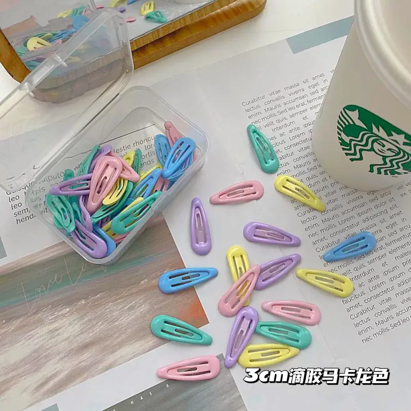 3cm Colorful Hair Clips for Kids & Baby Hairpins - Image 4