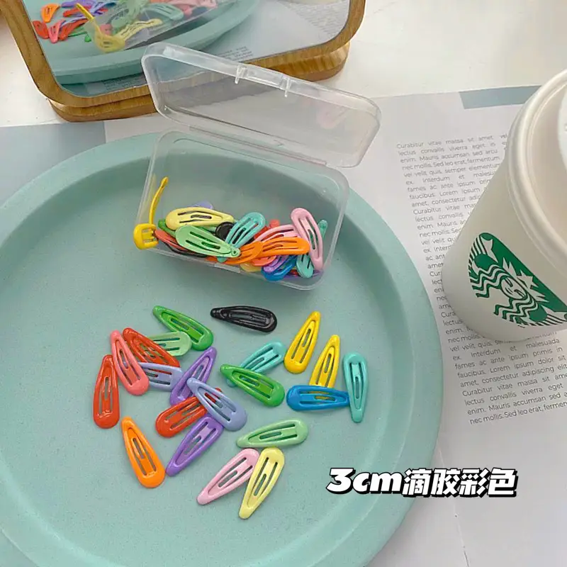 3cm Colorful Hair Clips for Kids & Baby Hairpins - Image 5