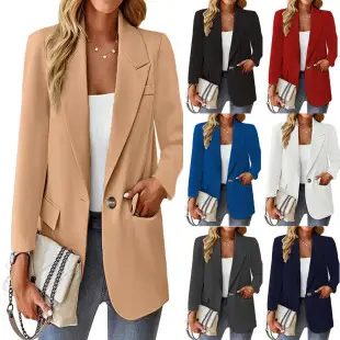 Women's 2025 Cross-Border Cotton Shirt with Lapel Pin — feature 26