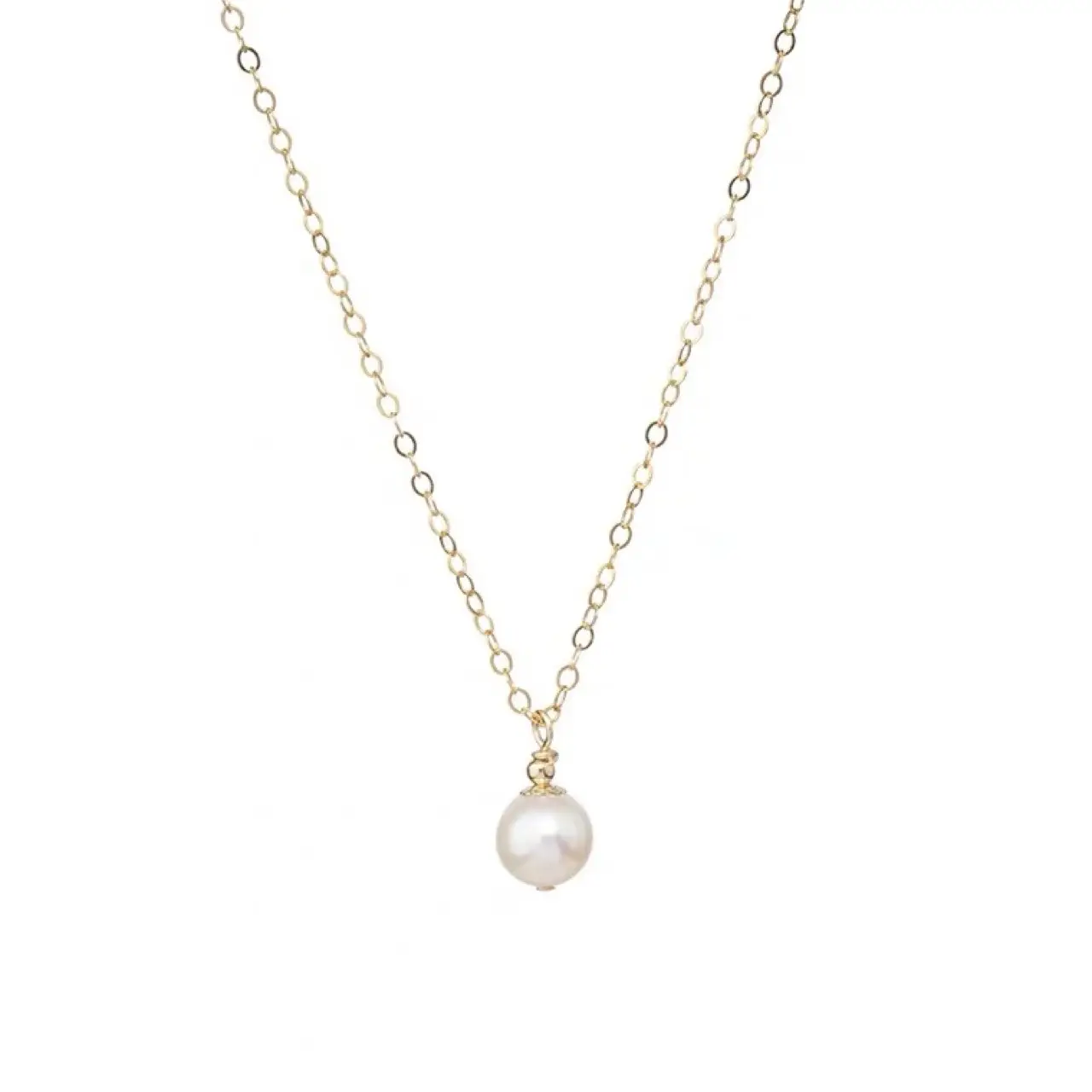 Elegant Pearl Necklace for Women 14K Gold Collarbone Style — feature 9