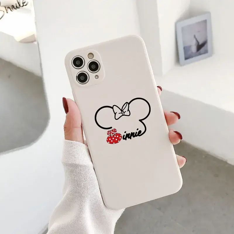 Disney Minnie Mouse Cartoon Phone Case Black - Image 7