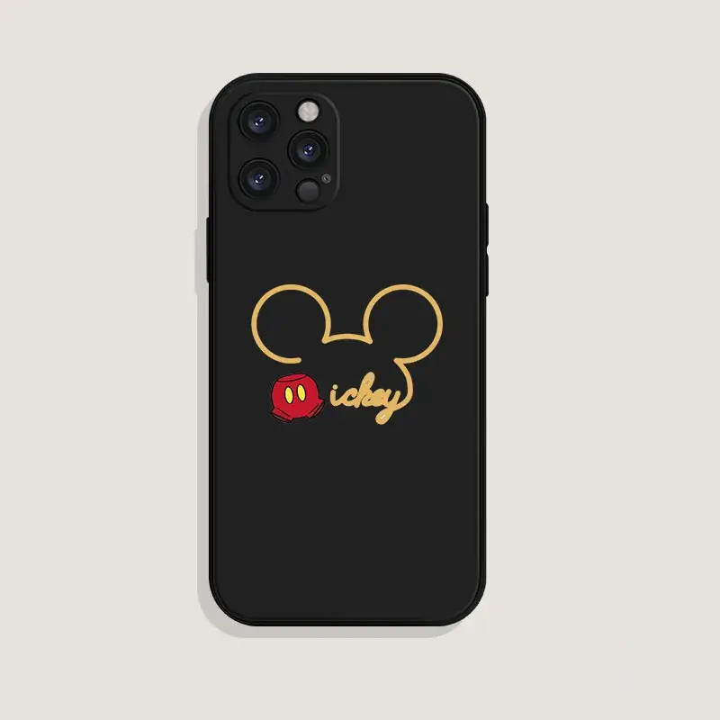 Disney Minnie Mouse Cartoon Phone Case Black - Image 4