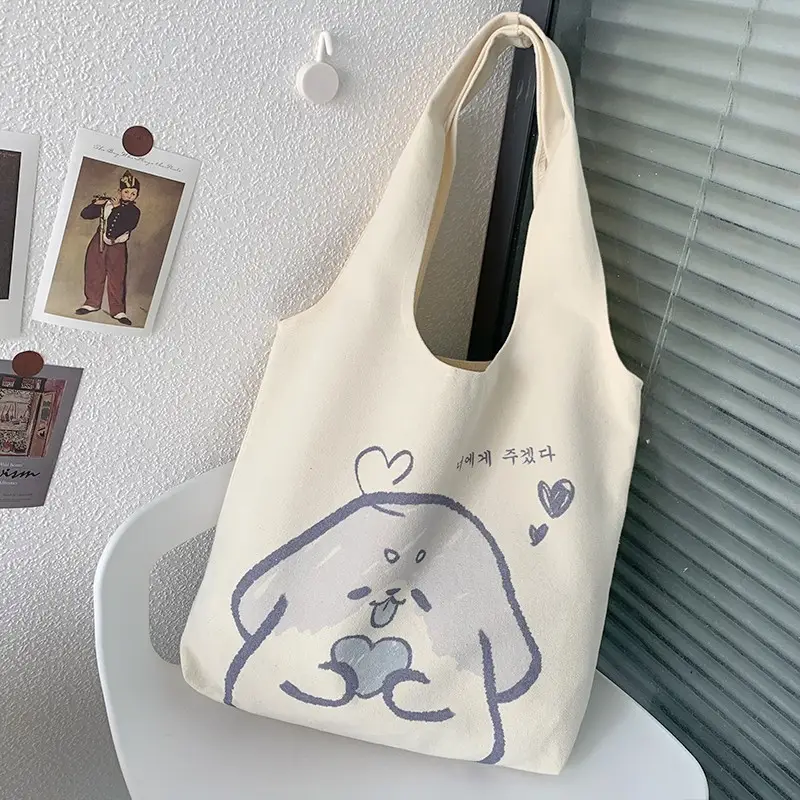 Japanese Style Canvas Student Bag Large Capacity - Image 9