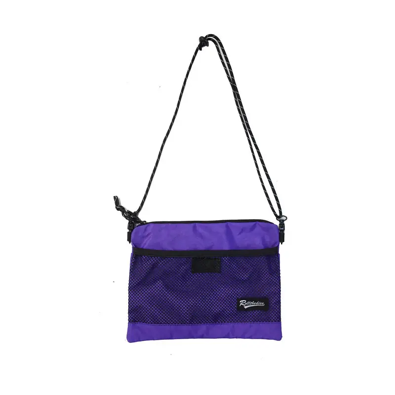 Japanese Style Crossbody Bag for Men Women Black Gray