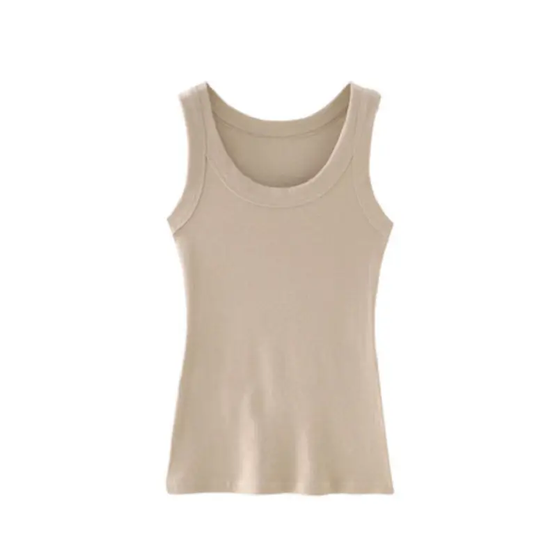 Women Black Knitted Slimming Vest 2021 Summer - Image 5