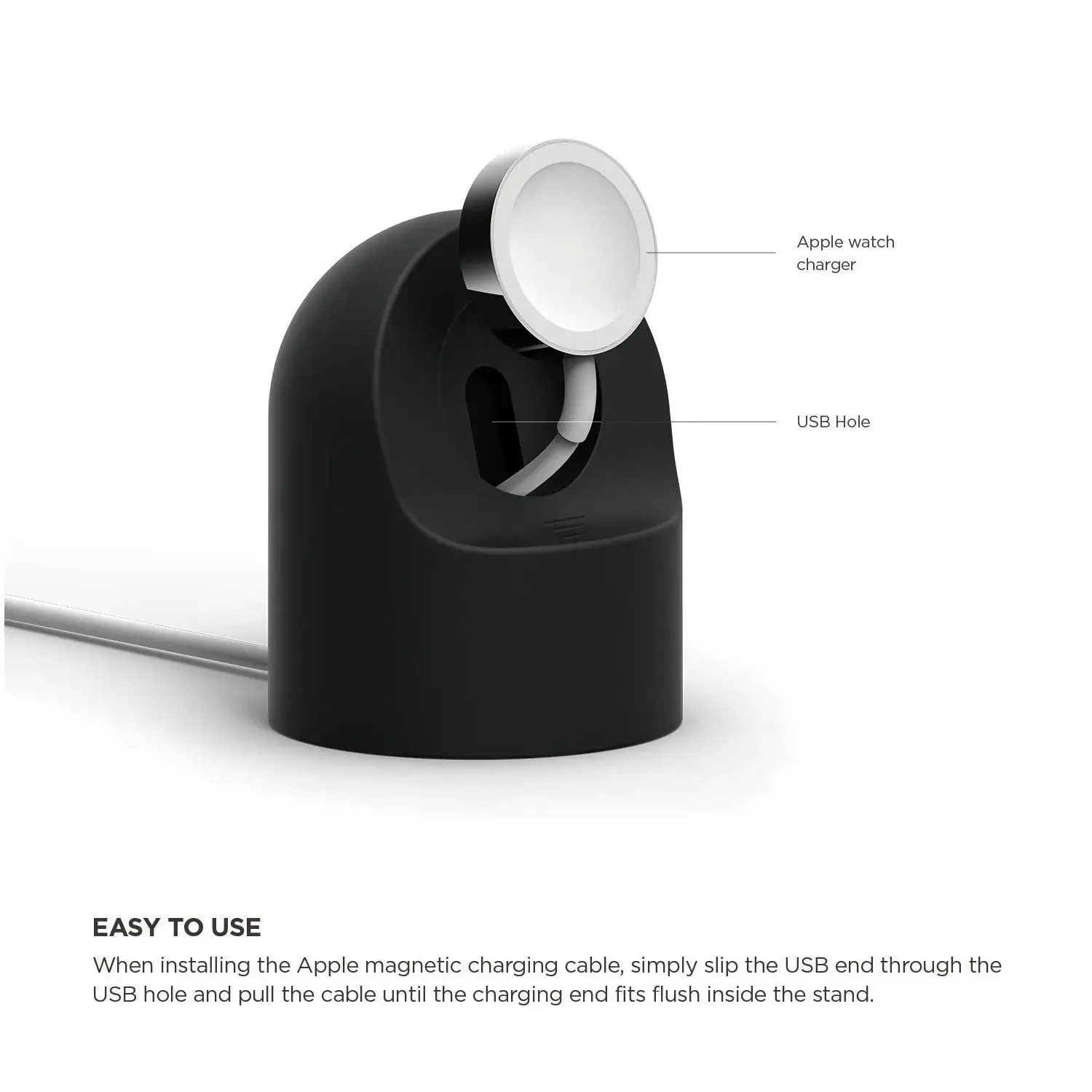 Silicone Desktop Charging Stand for Apple Watch - Image 12