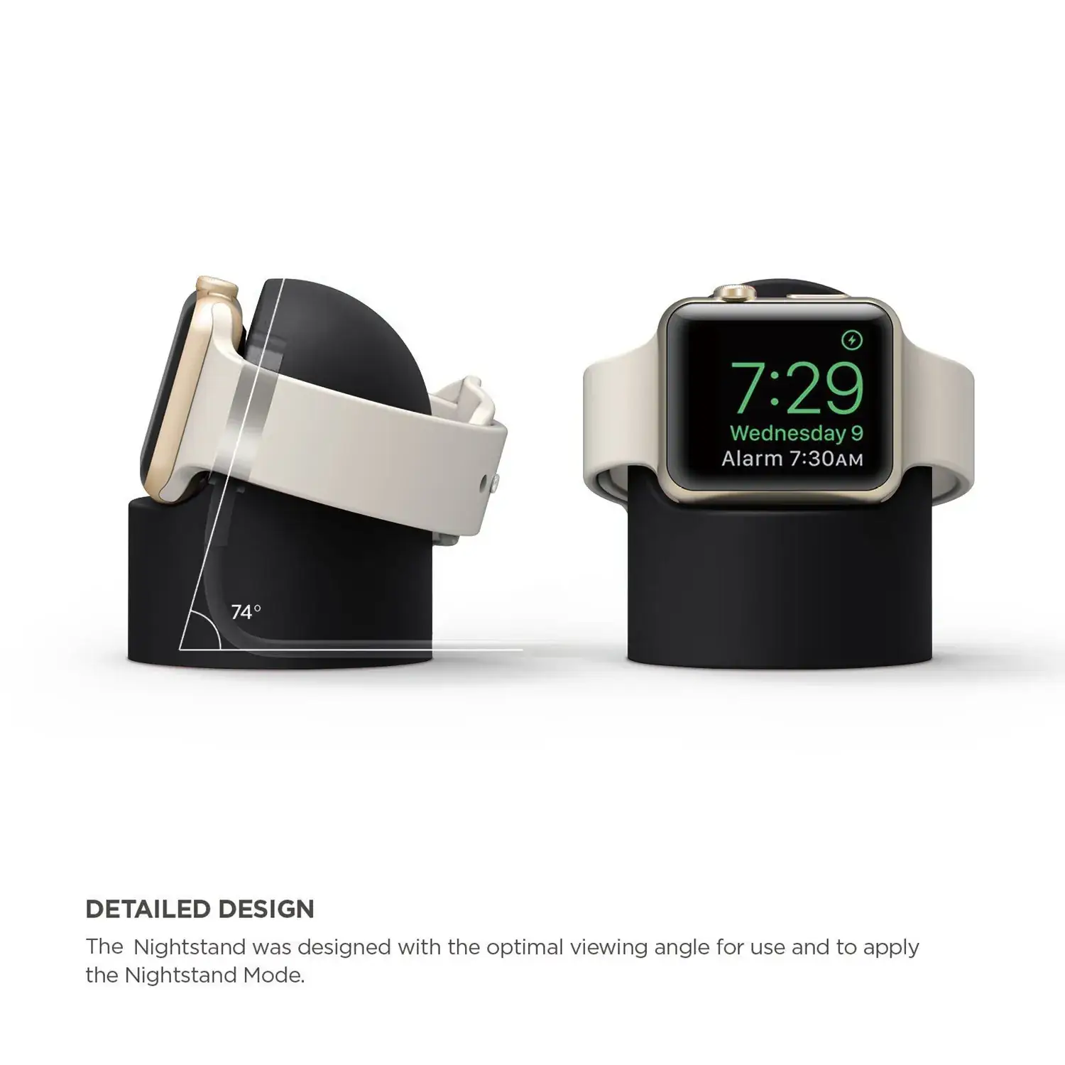 Silicone Desktop Charging Stand for Apple Watch - Image 13