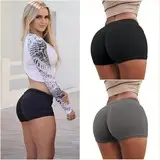 Women's Black Tight Shorts Pajamas 2021 — feature 4
