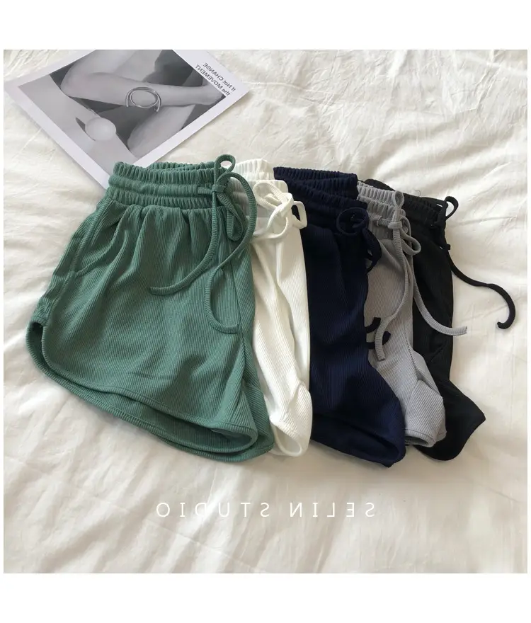 Women Summer Slimming Casual Shorts Multi Color - Image 9
