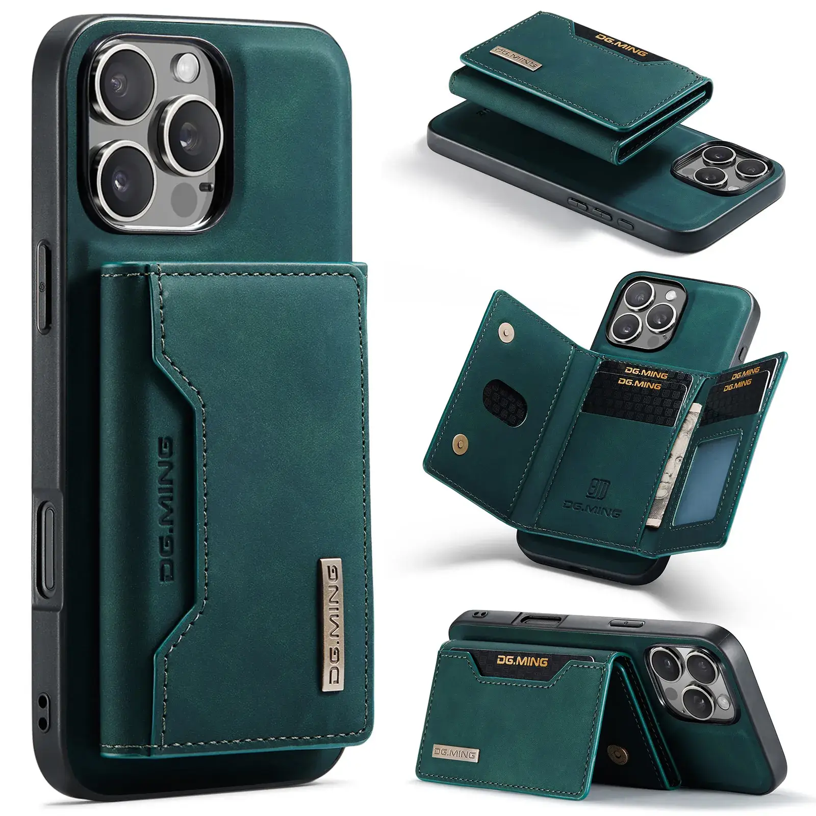 Magnetic Mobile Phone Case for 17 Pro Max Green - Image 7