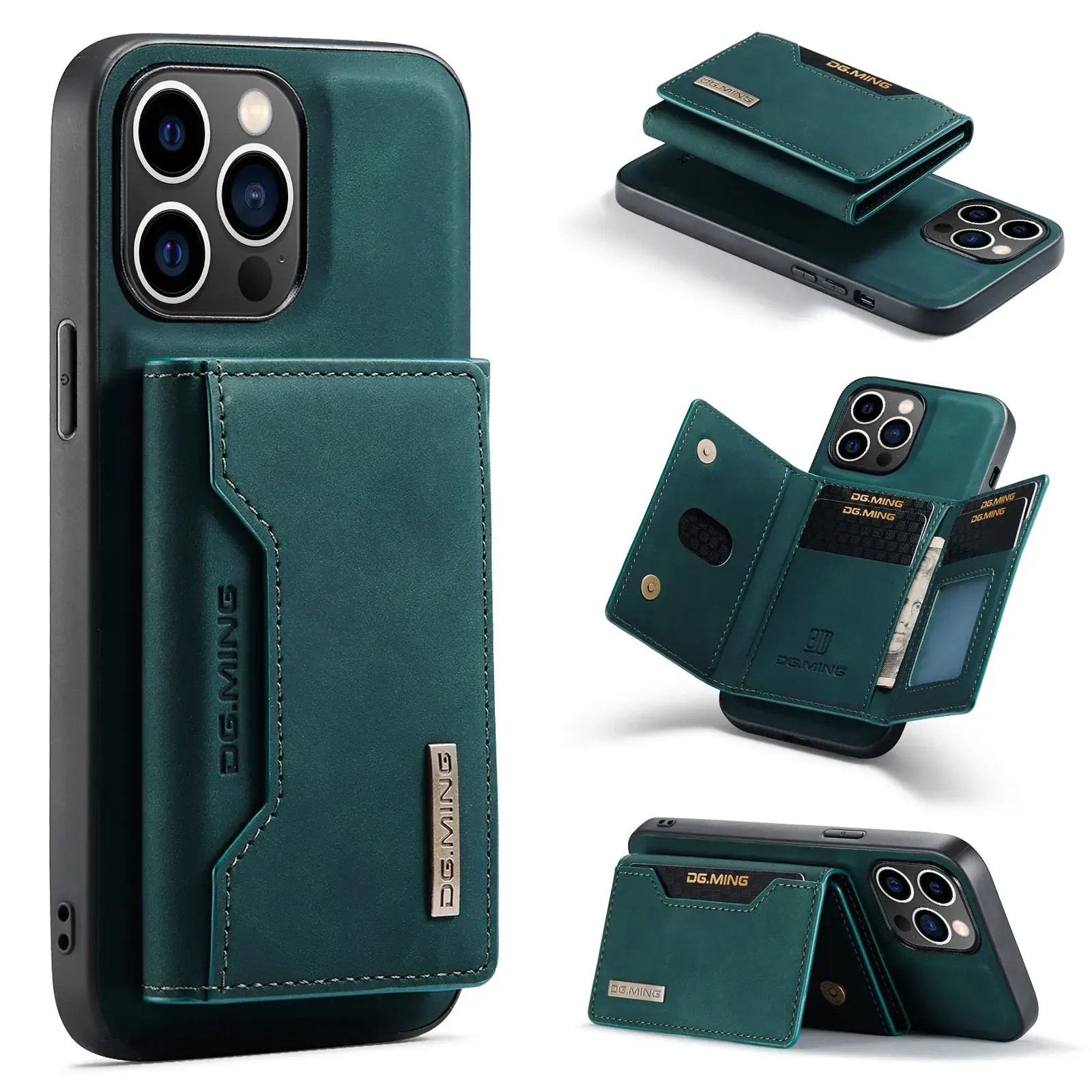 Magnetic Mobile Phone Case for 17 Pro Max Green - Image 8