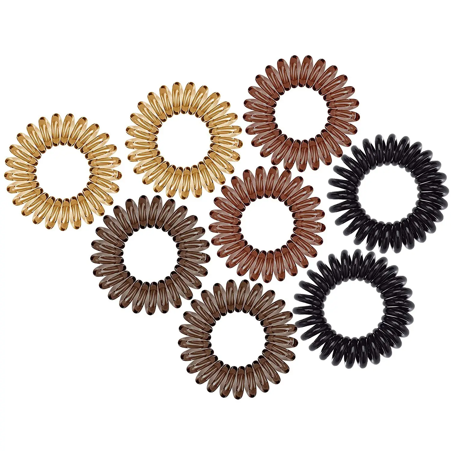 Korean Style Hair Rings Colorful Electric Set - Image 37