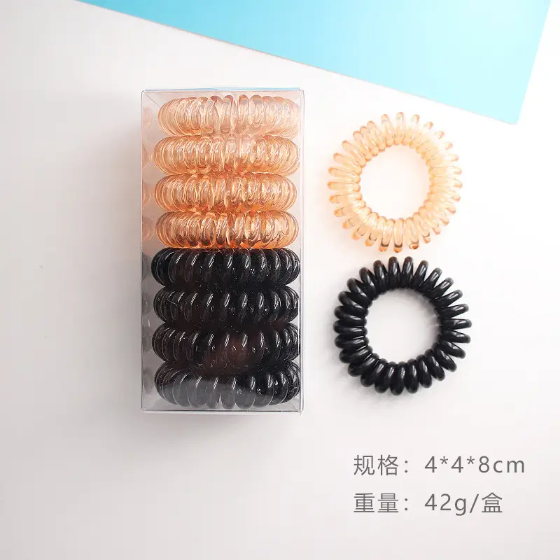 Korean Style Hair Rings Colorful Electric Set - Image 12