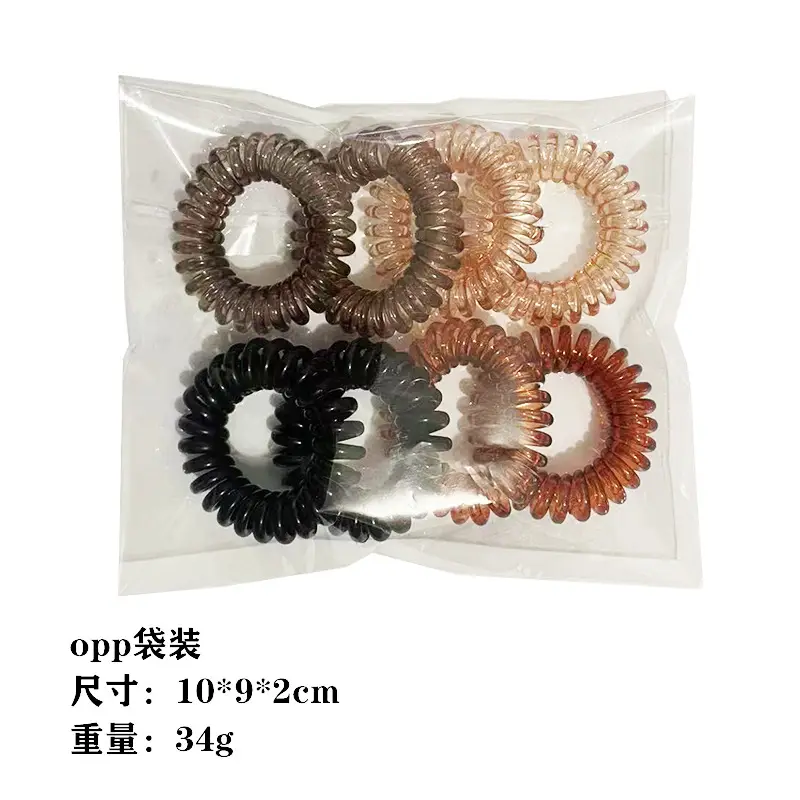 Korean Style Hair Rings Colorful Electric Set - Image 21