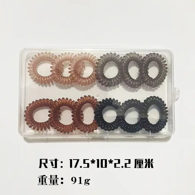 Korean Style Hair Rings Colorful Electric Set - Image 22