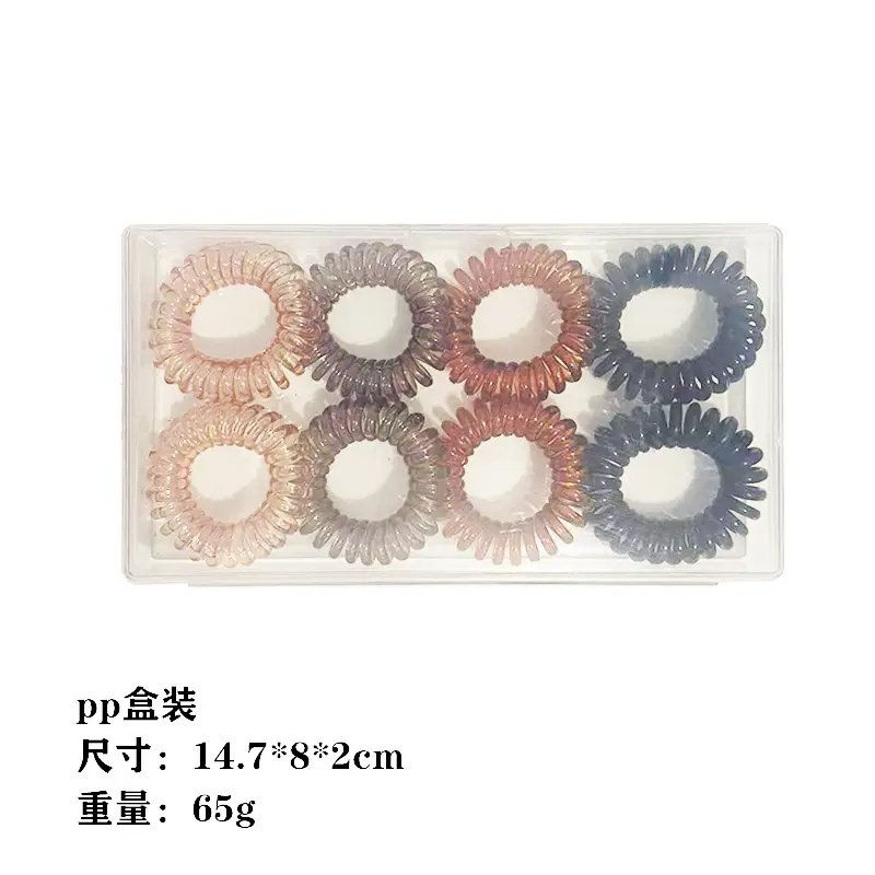 Korean Style Hair Rings Colorful Electric Set - Image 23