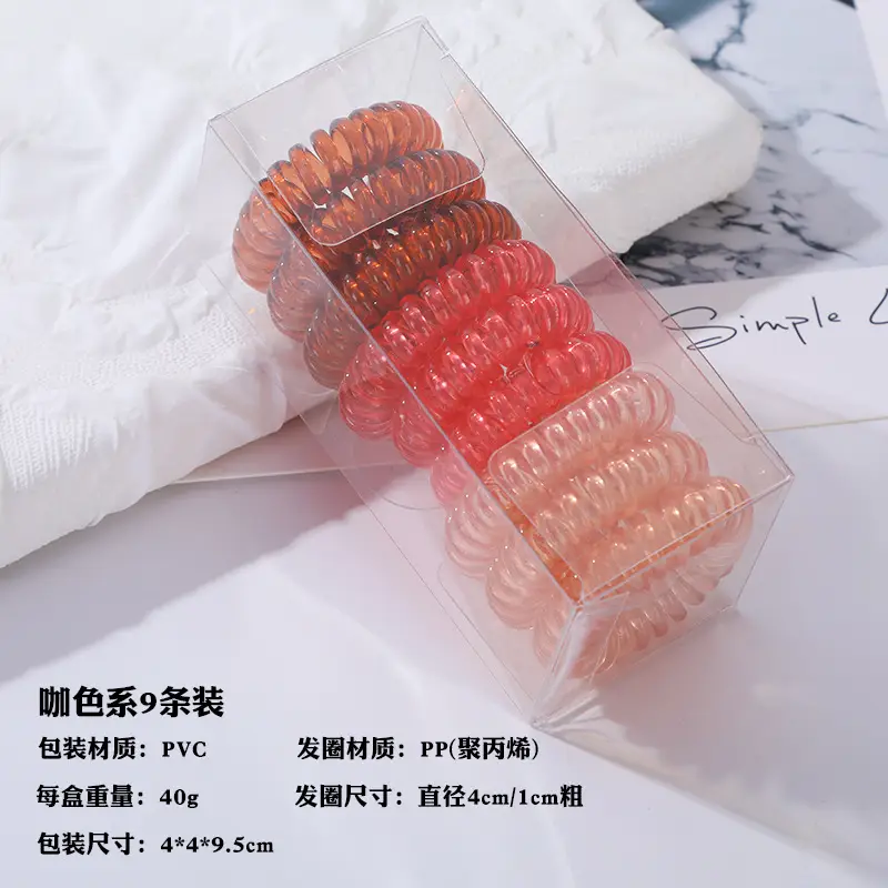 Korean Style Hair Rings Colorful Electric Set - Image 4