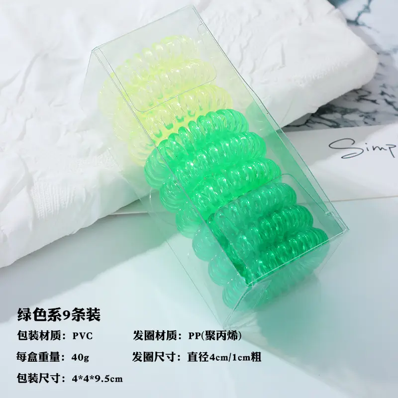Korean Style Hair Rings Colorful Electric Set - Image 6