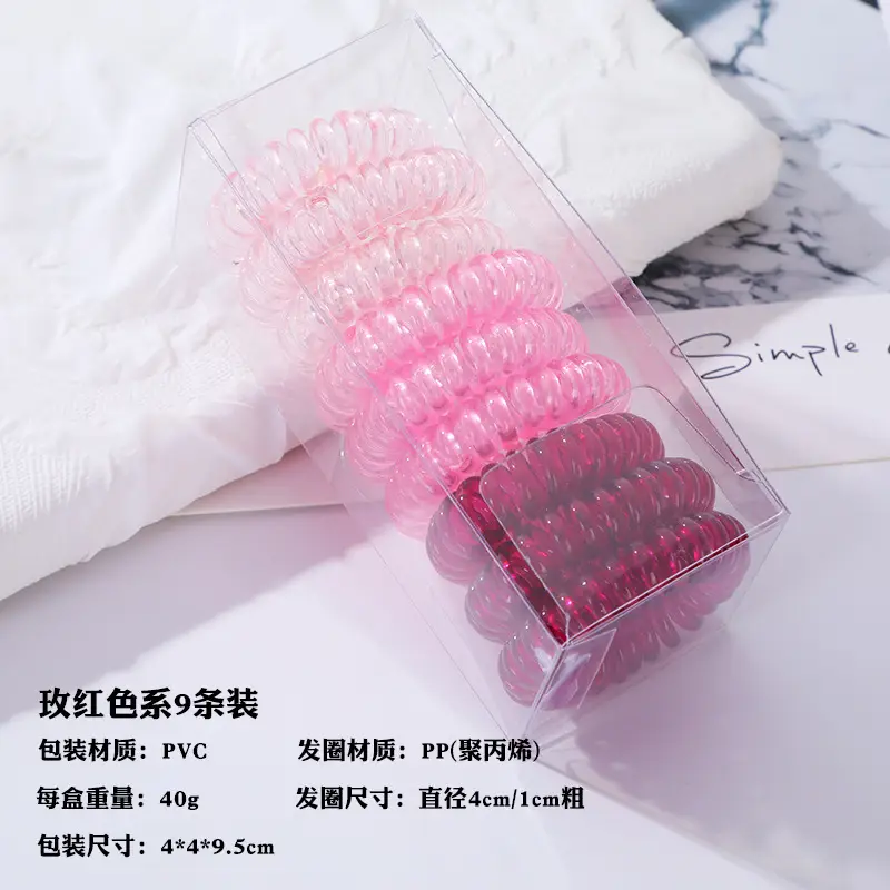Korean Style Hair Rings Colorful Electric Set - Image 7