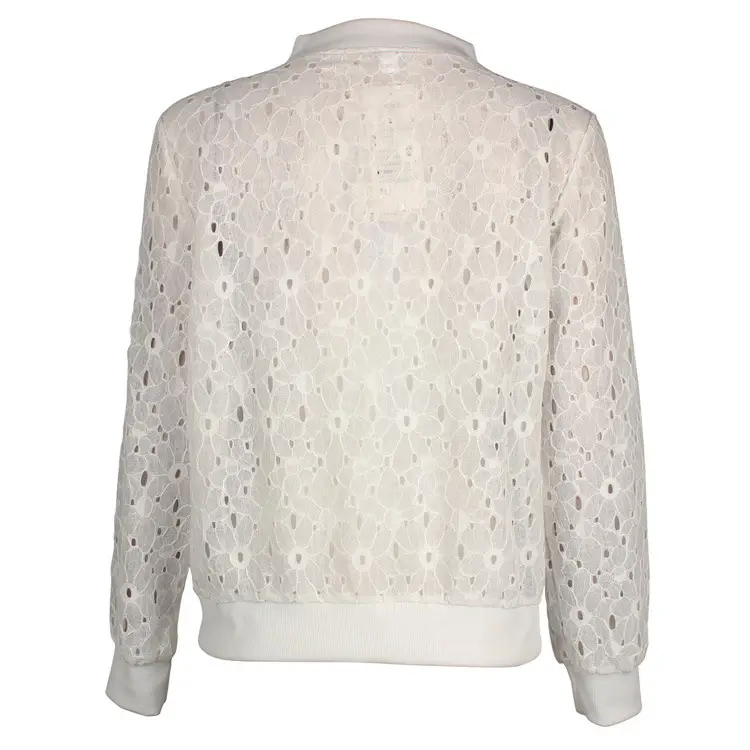 White Lace Long Sleeve Women's Jacket 2023 Summer - Image 5
