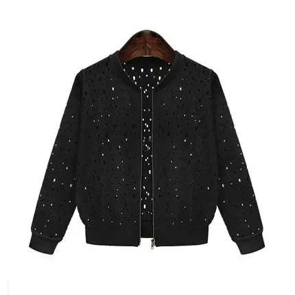 White Lace Long Sleeve Women's Jacket 2023 Summer - Image 2