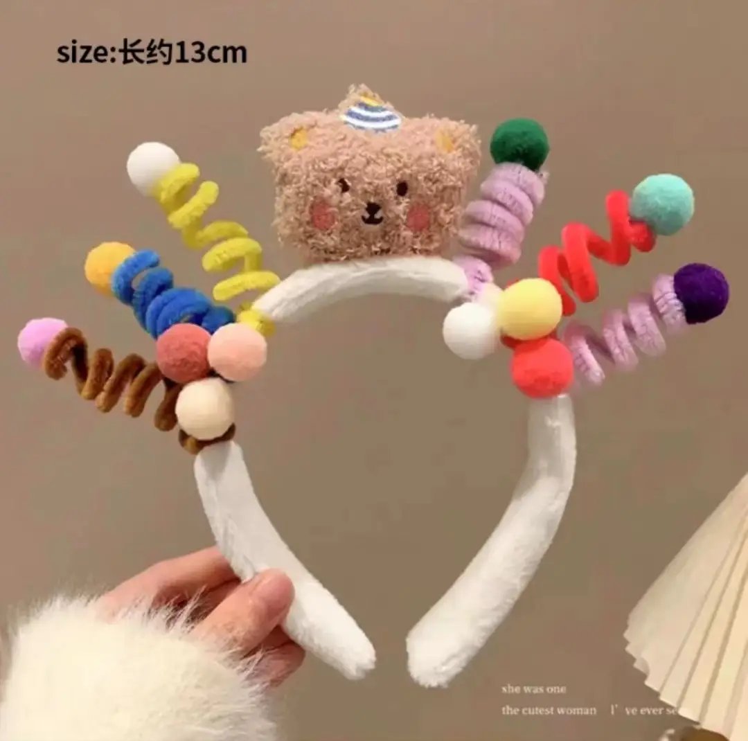 Cute Twisted Pinball Headband with Yellow Flower - Image 11