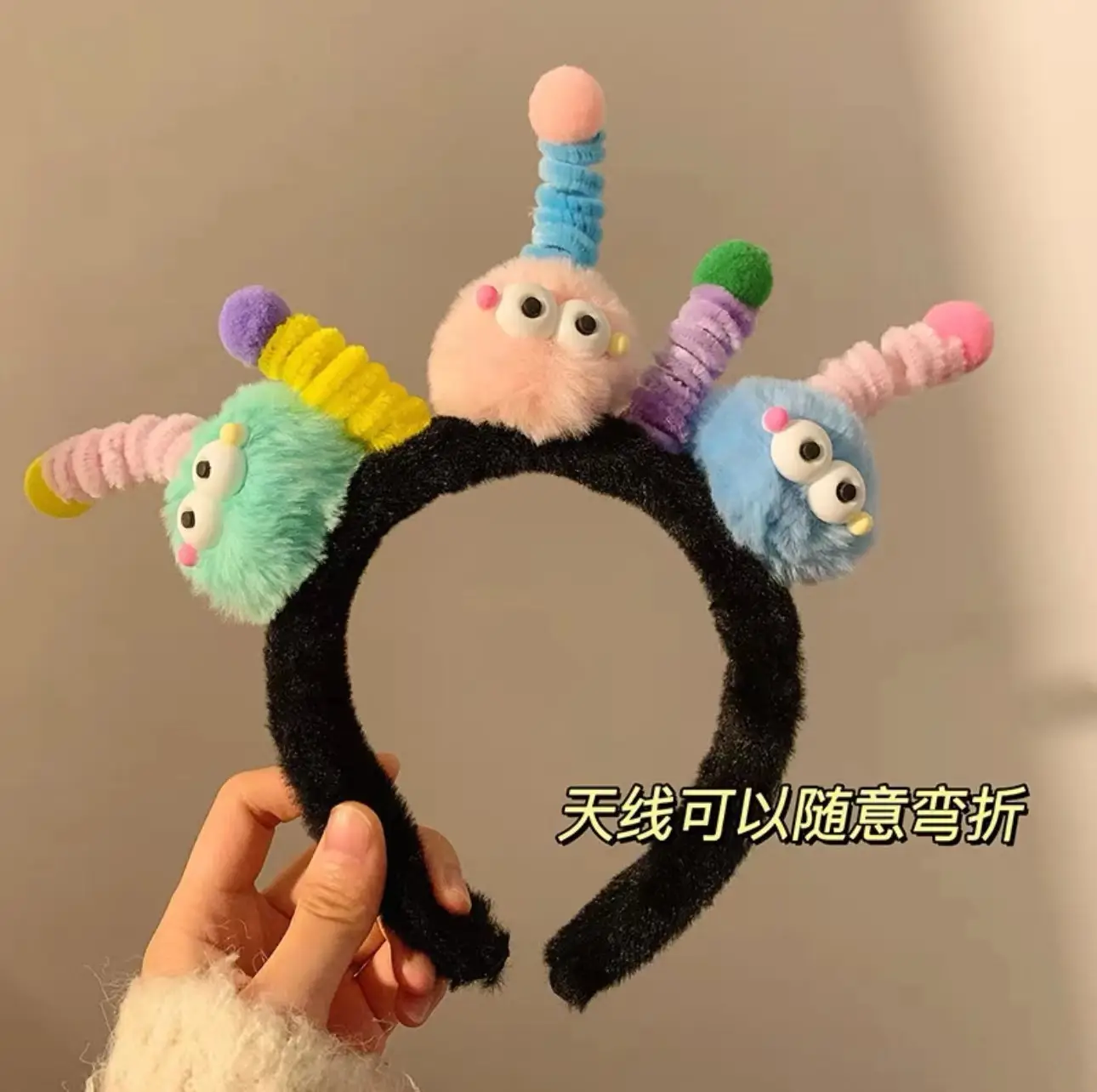 Cute Twisted Pinball Headband with Yellow Flower - Image 14