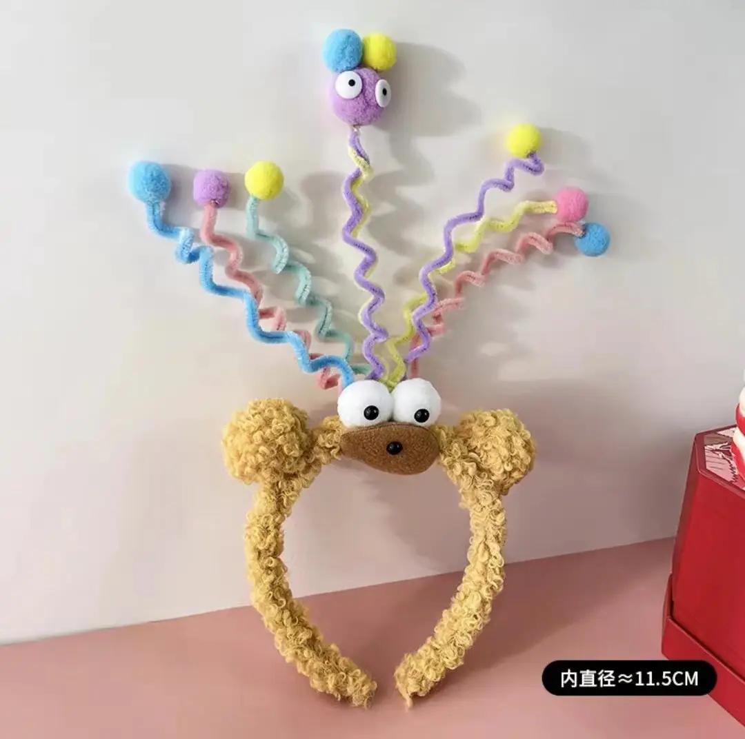 Cute Twisted Pinball Headband with Yellow Flower - Image 15