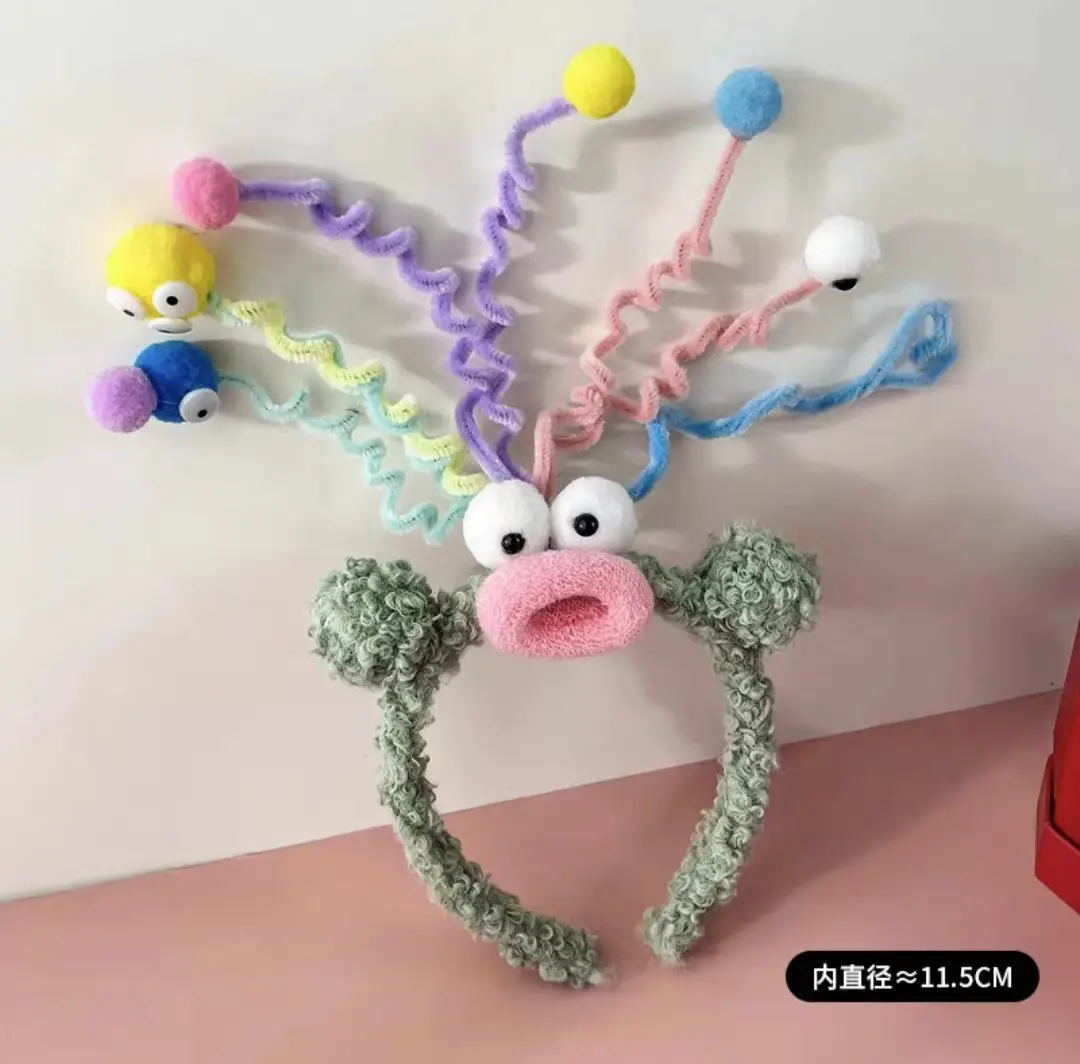 Cute Twisted Pinball Headband with Yellow Flower - Image 16