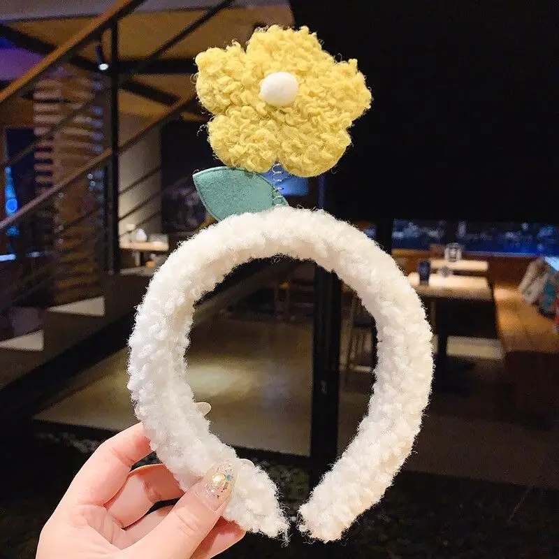 Cute Twisted Pinball Headband with Yellow Flower - Image 25