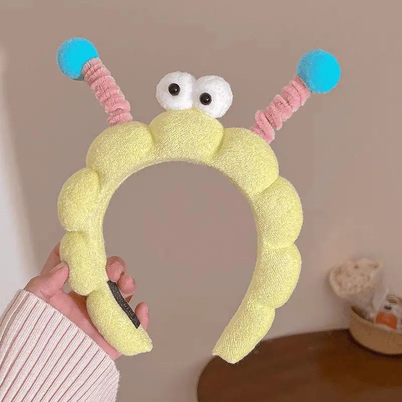 Cute Twisted Pinball Headband with Yellow Flower - Image 34
