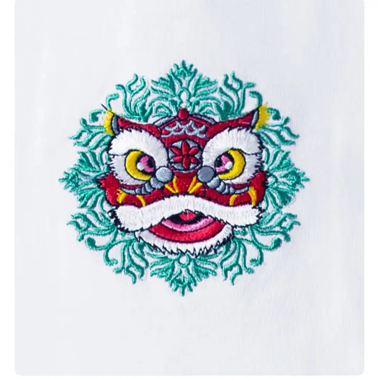 Men White Embroidered Cotton T-Shirt 2024 - Image 16