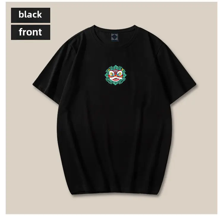 Men White Embroidered Cotton T-Shirt 2024 - Image 8