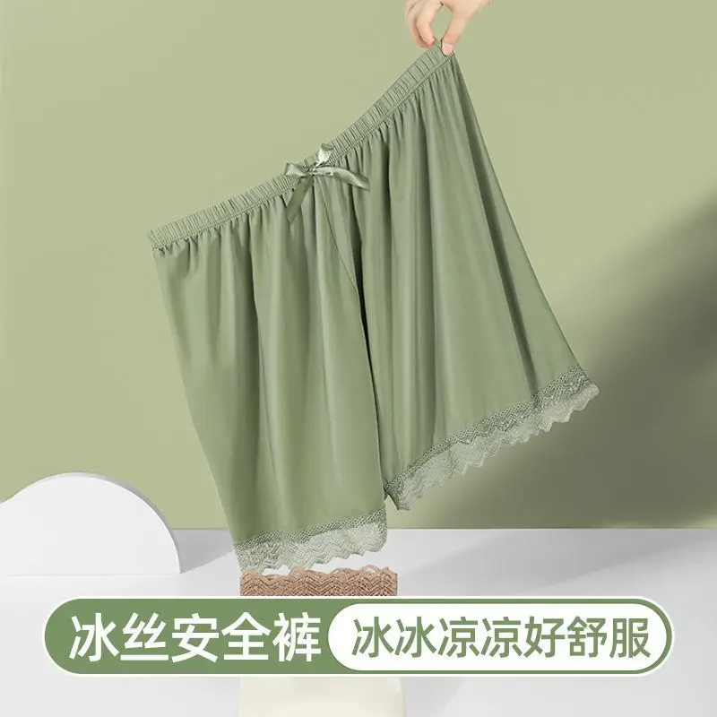 Women's Lace Shorts Plus Size Ice Silk Breathable - Image 11