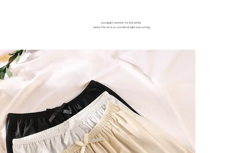 Women's Lace Shorts Plus Size Ice Silk Breathable — feature 12