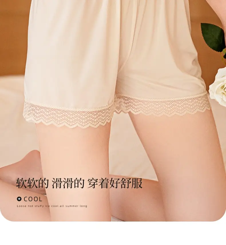 Women's Lace Shorts Plus Size Ice Silk Breathable — feature 20